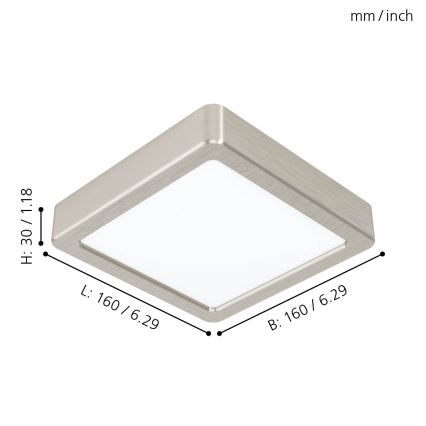 Eglo 99252 - LED Stropné svietidlo FUEVA 5 LED/10,5W/230V