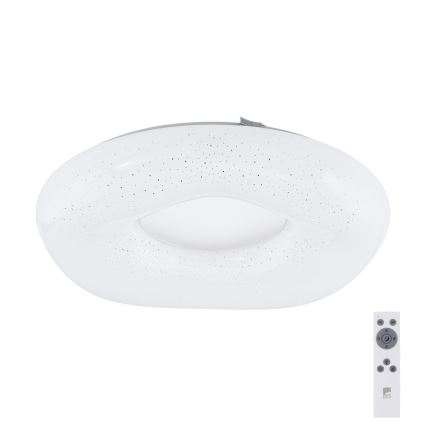 Eglo - LED Stmievateľné stropné svietidlo LED/18W/230V + diaľkové ovládanie