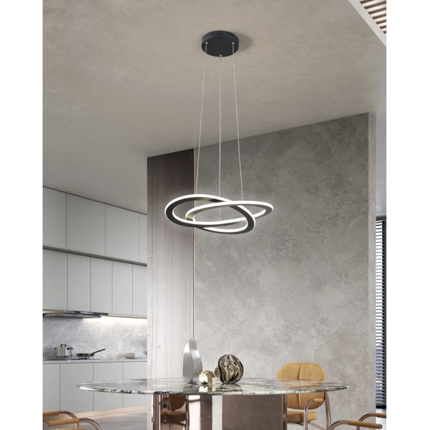 Eglo 99396 - LED luster na lane ROLIMARE LED/35W/230V