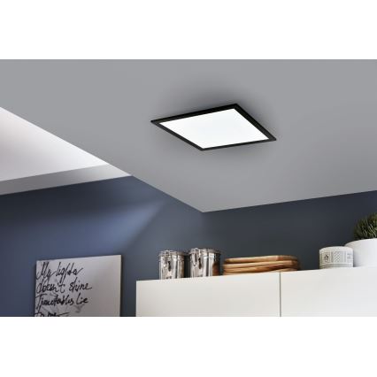 Eglo - LED RGB stmievateľné stropné svietidlo SALOBRENA-C LED/16W/230V 30x30 cm + diaľkové ovládanie