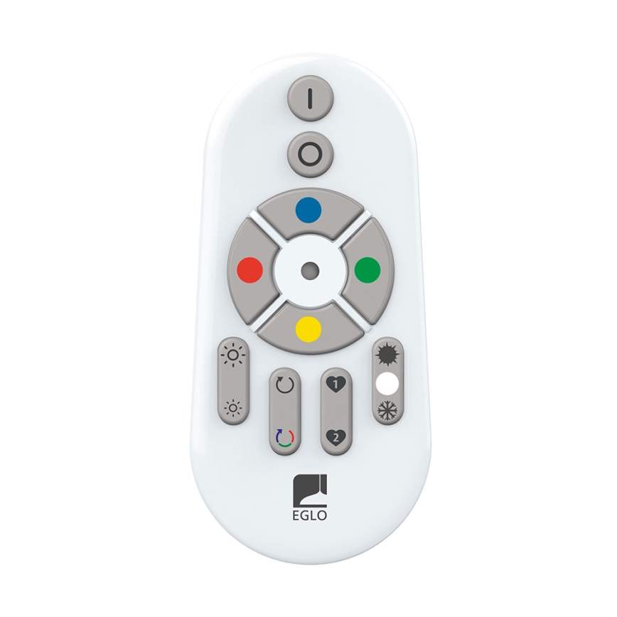 Eglo - LED RGB Stmievateľné stropné svietidlo SALOBRENA-C LED/34W/230V + DO