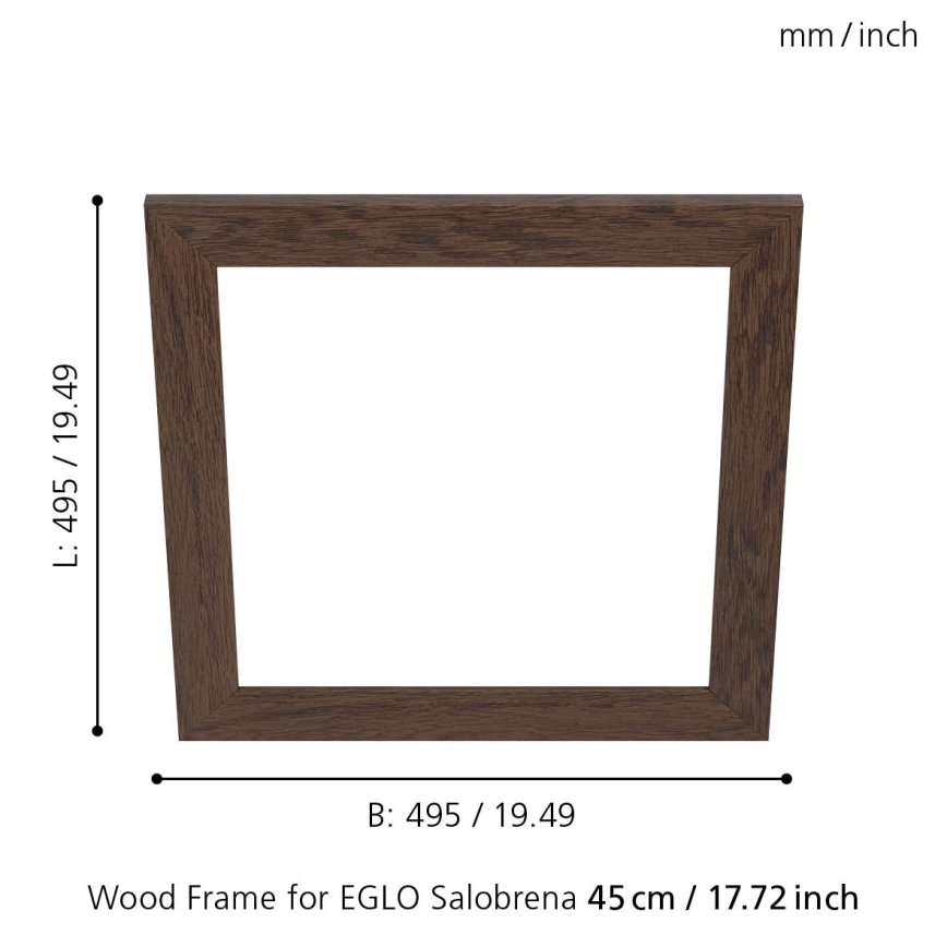 Eglo - Rám na svietidlo SALOBRENA 450x450 mm