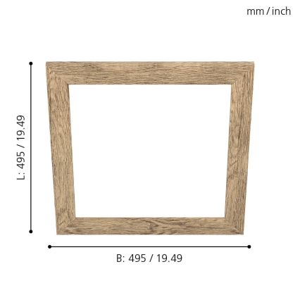 Eglo - Rám na svietidlo SALOBRENA 450x450 mm