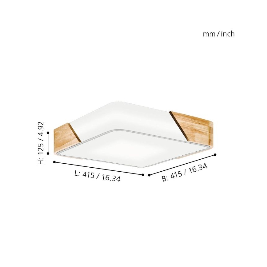 Eglo - Stropné svietidlo 2xE27/28W/230V