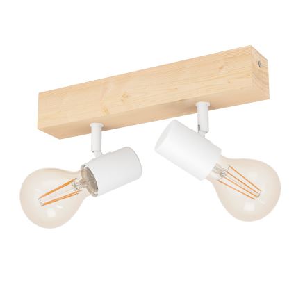 Eglo - Bodové svietidlo TOWNSHEND 2xE27/60W/230V - FSC certifikované