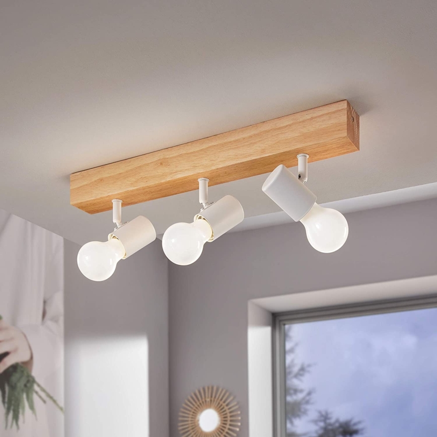 Eglo - Bodové svietidlo TOWNSHEND 3xE27/60W/230V - FSC certifikované