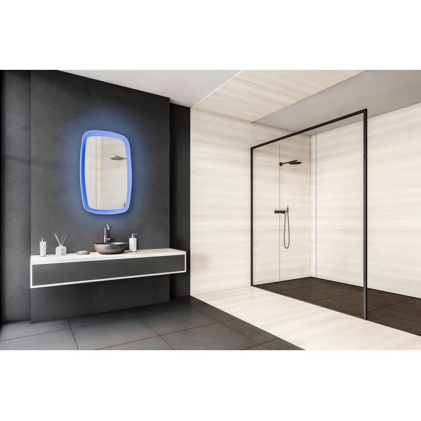 Eglo - LED RGBW Stmievateľné kúpeľňové zrkadlo s podsvietením 20W/230V IP44 ZigBee