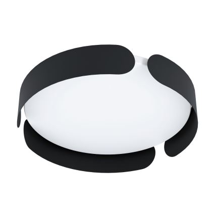 Eglo - LED Stropné svietidlo LED/20W/230V pr. 37 cm čierne