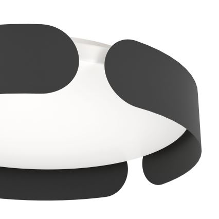Eglo - LED Stropné svietidlo LED/20W/230V pr. 37 cm čierne