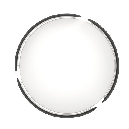 Eglo - LED Stropné svietidlo LED/20W/230V pr. 37 cm čierne