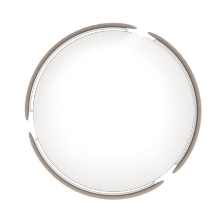 Eglo - LED stropné svietidlo LED/20W/230V pr. 37 cm hnedé