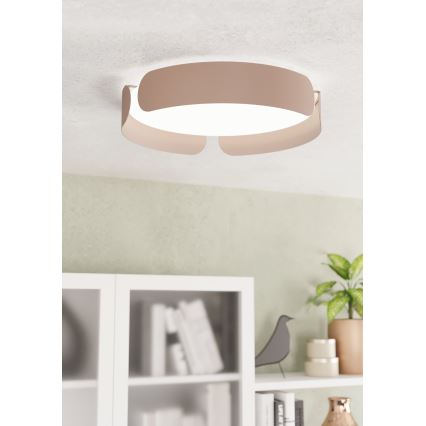 Eglo - LED stropné svietidlo LED/20W/230V pr. 37 cm hnedé