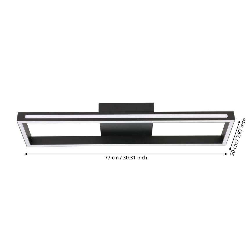 Eglo - LED Stmievateľné stropné svietidlo LED/21W/230V 2700-6500K