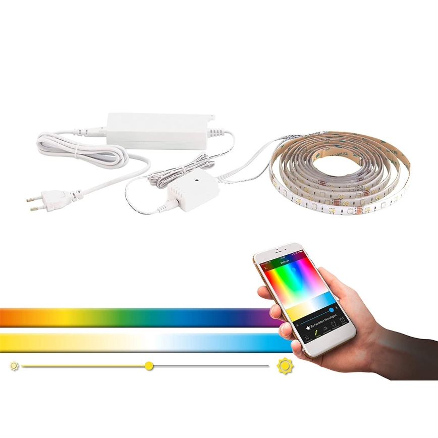 Eglo - LED RGBW  Stmievateľný pásik 8m LED/24W/24/230V 2700-6500K ZigBee