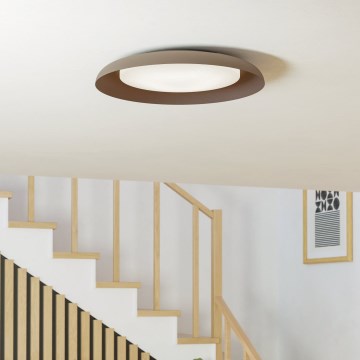 Eglo 99704 - LED stropné svietidlo PENJAMO LED/17,1W/230V hnedé