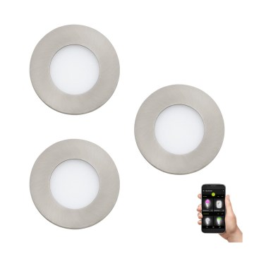 Eglo - ADA 3x LED Stmievateľné kúpeľňové svietidlo FUEVA-Z  LED/2,8W/230V IP44