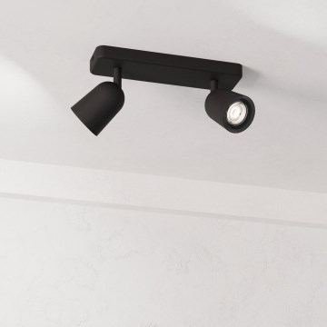 Eglo - Bodové svietidlo 2xGU10/10W/230V čierne