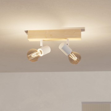 Eglo - Bodové svietidlo TOWNSHEND 2xE27/60W/230V - FSC certifikované