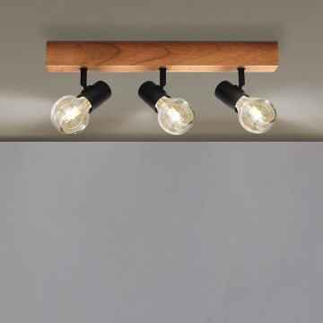 Eglo - Bodové svietidlo TOWNSHEND 3xE27/60W/230V - FSC certifikované