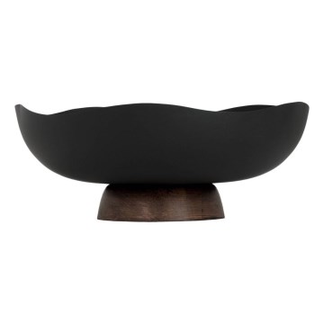 Eglo - Dekoračný podnos pr. 25 cm čierna