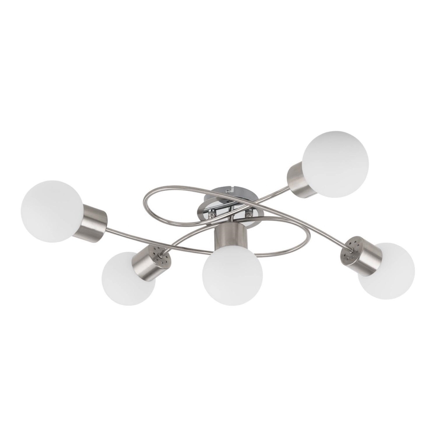 Eglo/Edi Light 54686 - LED Prisadený luster 5xE14/6W/230V matný chróm