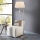 Eglo/Edi Light - LED Stojacia lampa SANTANDER 1xE27/11W/230V + LED/2,3W matný chróm