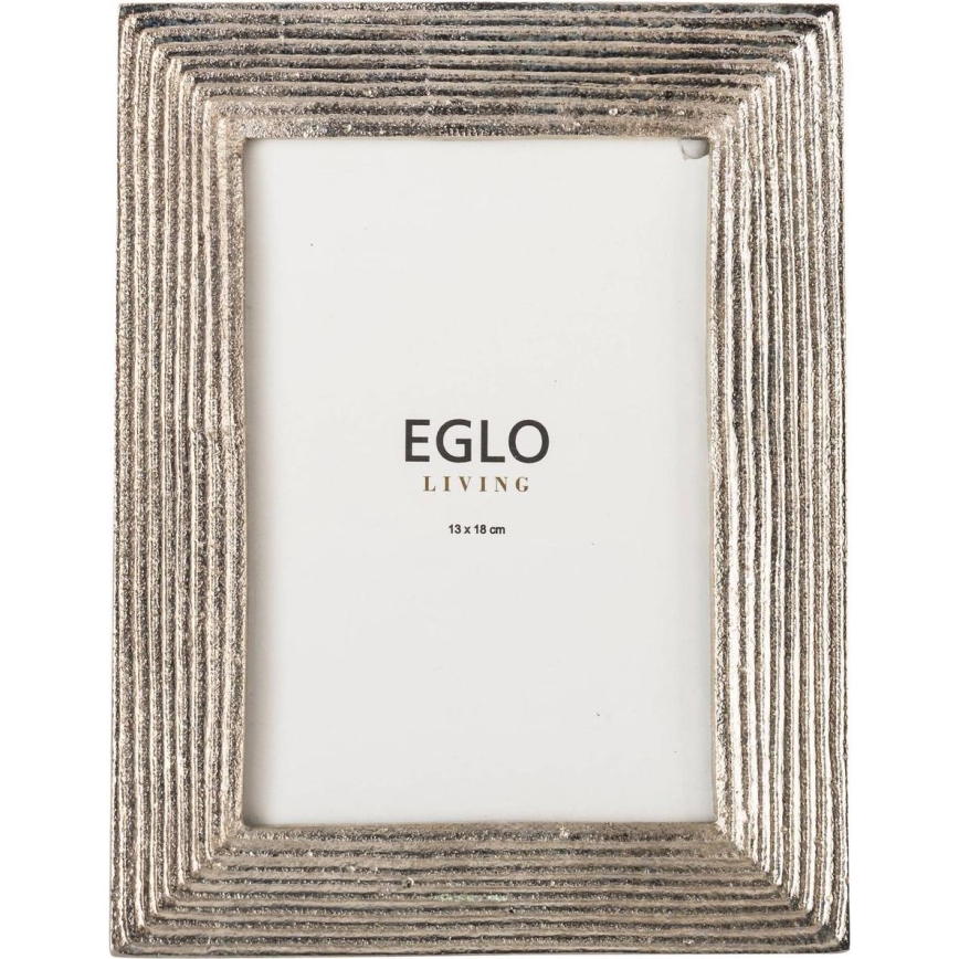 Eglo - Fotorámček 13x18 cm strieborná