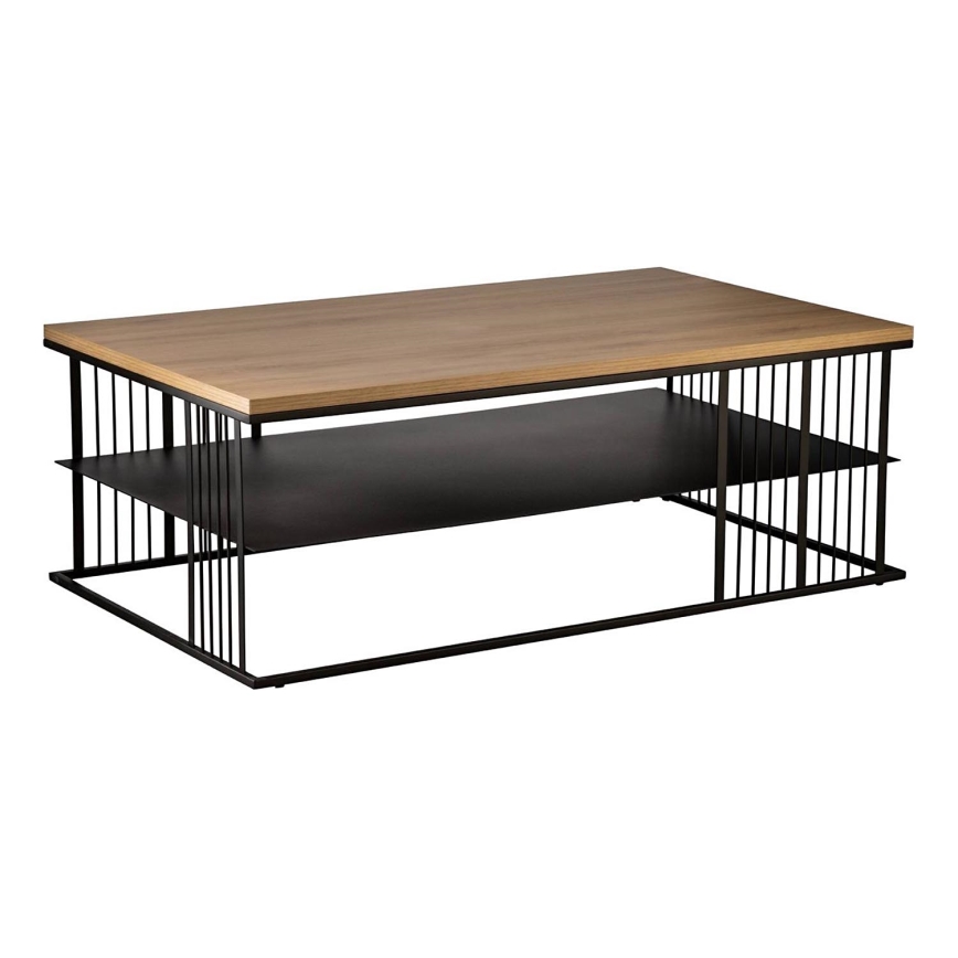 Eglo - Konferenčný stolík 36x100 cm hnedá/čierna