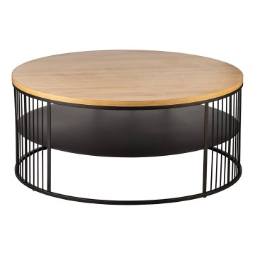 Eglo - Konferenčný stolík 36x80 cm hnedá/čierna - FSC certifikované