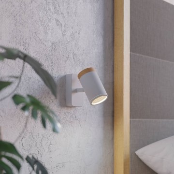 Eglo - Kúpeľňové nástenné bodové svietidlo 1xGU10/3W/230V IP44 biela/béžová