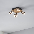 Eglo - LED bodové svietidlo 4xLED/4,2W/230V čierna/hnedá