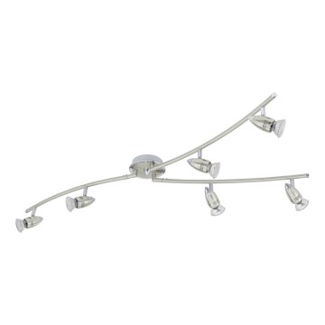 Eglo - LED Bodové svietidlo 6xGU10/3W/230V