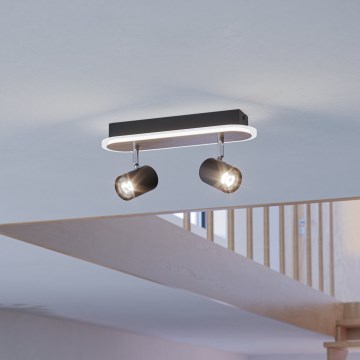 Eglo - LED bodové svietidlo LED/12W/230V hnedá/čierna