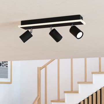 Eglo - LED Bodové svietidlo LED/20W/230V čierne