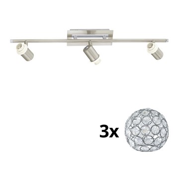 Eglo - LED Bodové svietidlo MY CHOICE 3xE14/40W/230V matný chróm