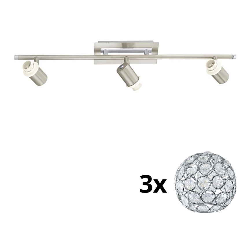 Eglo - LED Bodové svietidlo MY CHOICE 3xE14/40W/230V matný chróm