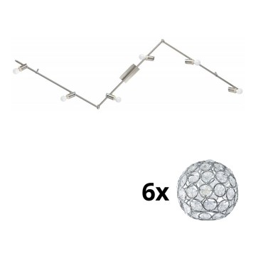 Eglo - LED Bodové svietidlo MY CHOICE 6xE14/4W/230V matný chróm