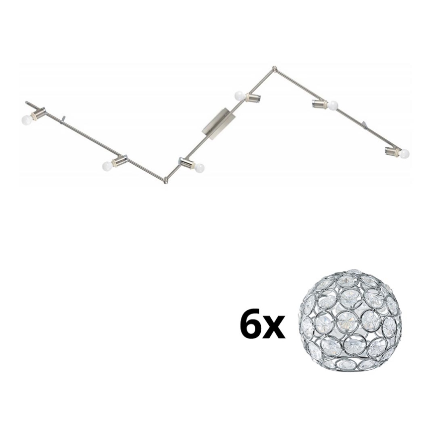 Eglo - LED Bodové svietidlo MY CHOICE 6xE14/4W/230V matný chróm