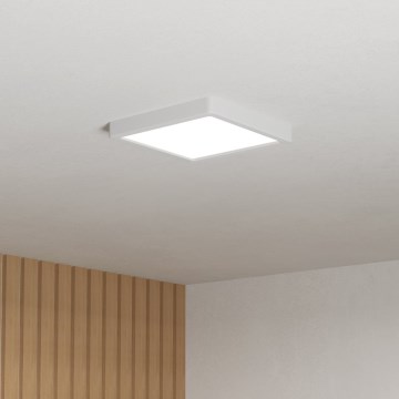 Eglo - LED kúpeľňové stropné svietidlo LED/10,5W/230V 2700/4000/6500K 22x22 cm IP44 biele