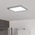 Eglo - LED Kúpeľňové stropné svietidlo LED/13W/230V 2700/4000/6500K 29x29 cm IP44 lesklý chróm