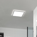 Eglo - LED Kúpeľňové stropné svietidlo LED/17,6W/230V 2700K/4000K/6500K 39x39 cm IP44 biela