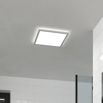 Eglo - LED Kúpeľňové stropné svietidlo LED/17,6W/230V 2700K/4000K/6500K 39x39 cm IP44 biela