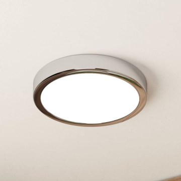 Eglo - LED Kúpeľňové stropné svietidlo LED/17W/230V IP44 lesklý chróm