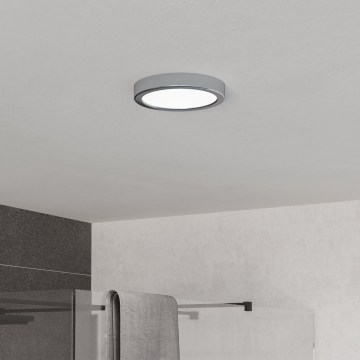 Eglo - LED kúpeľňové stropné svietidlo LED/7,5W/230V 2700/4000/6500K pr. 16,6 cm IP44 lesklý chróm