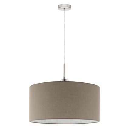 Eglo - LED luster na lankách TUNJA 1xE27/60W/230V taupe