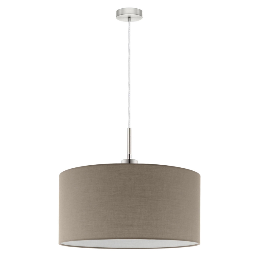 Eglo - LED luster na lankách TUNJA 1xE27/60W/230V taupe
