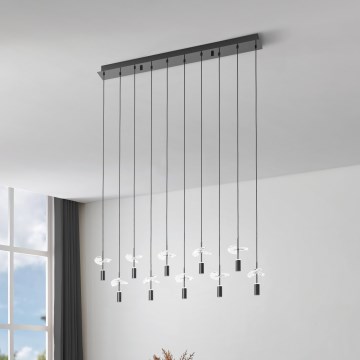 Eglo - LED luster na lanku 10xLED/2,6W/230V 2200/3000/4000K lesklý chróm
