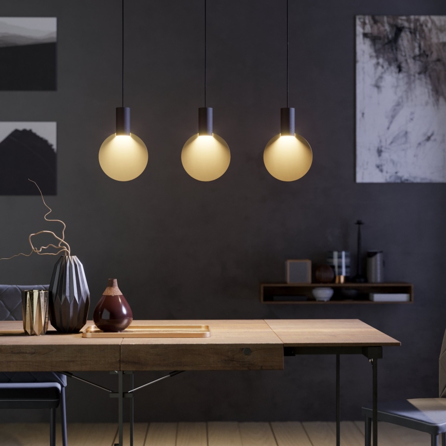 Eglo - LED Luster na lanku 3xGU10/4,5W/230V 3000K