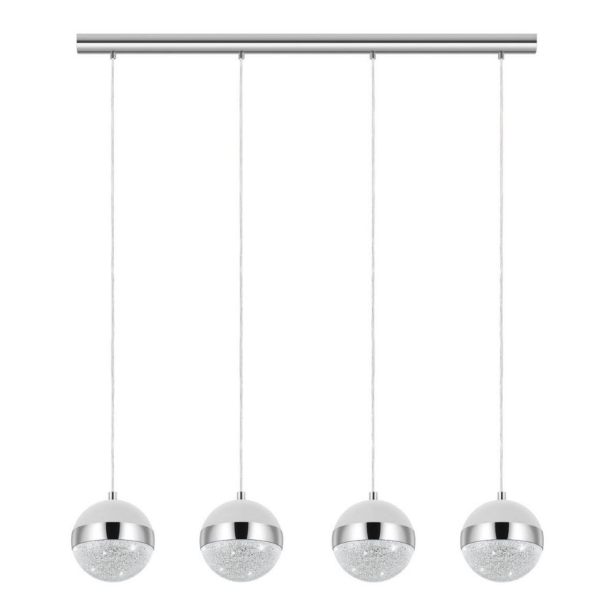 Eglo - LED Luster na lanku 4xG9/3W/230V