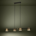 Eglo - LED Luster na lanku 4xGU10/4,6W/230V 3000K zlatá